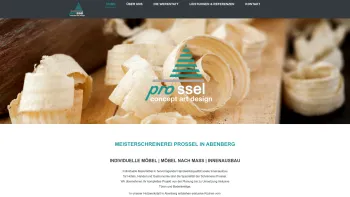 Website Screenshot: Thomas Prossel Gastroobjekte - Schreinerei Prossel in Abenberg | Schreinerei Prossel Abenberg - Date: 2023-06-20 10:39:42