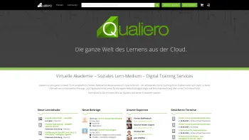 Website Screenshot: Qualiero.com - Virtuelle Akademie für Online-Lernen und Bildungsplanung – Digital Training Service | Qualiero - Date: 2023-06-20 10:42:23