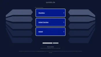 Website Screenshot: Quotatis GmbH - quotatis.de - Diese Website steht zum Verkauf! - Informationen zum Thema quotatis. - Date: 2023-06-20 10:39:47
