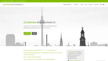 Website Screenshot: Jüdemann Rechtsanwälte Berlin - Jüdemann Rechtsanwälte Anwalt Medienrecht, Urheberrecht, Markenrecht - Date: 2023-06-20 10:39:47
