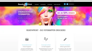 Website Screenshot: Ready4Print - Fotomappen drucken lassen | Ready4Print Online Druckerei - Date: 2023-06-20 10:39:52