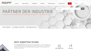 Website Screenshot: REIFF Technische Produkte GmbH Stark im Service - REIFF Technische Produkte GmbH >>> Kompetenz Technik! - Date: 2023-06-20 10:42:23