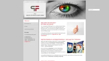 Website Screenshot: Bruno Richter GmbH -  Siebdruckerei ·  Malerbetrieb - Willkommen bei P+F Oberflächentechnik GmbH - Date: 2023-06-20 10:40:02