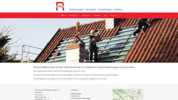 Website Screenshot: Bedachungen Rietbrock Meisterbetrieb -  Dächer schützen Werte - Notdienstservice 24 Stunden! - Start | Rietbrock Bedachungen GmbH - Date: 2023-06-20 10:40:02