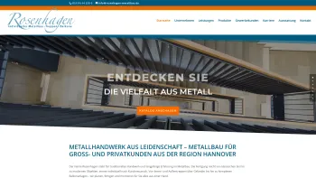 Website Screenshot: Rosenhagen GmbH Treppen zum verlieben! - Rosenhagen Metallbau | Individueller Metallbau · Treppen · Balkone - Date: 2023-06-20 10:40:07
