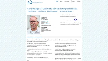 Website Screenshot: Gerhard Börner, Sachverständiger für Immobilienbewertung - Immobilien Sachverständigenbüro Börner - Date: 2023-06-20 10:40:11