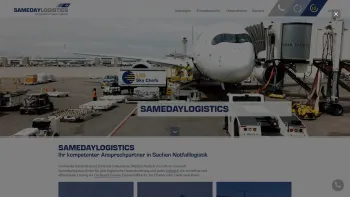 Website Screenshot: SameDayLogistics GmbH® - Notfalllogistik | Ihre Lösung | Samedaylogistics - Date: 2023-06-20 10:40:11