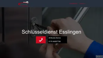 Website Screenshot: Schlüsseldienst Esslingen - Schlüsseldienst Esslingen -Günstig! Zuverlässig! Professionell! - Date: 2023-06-20 10:40:17