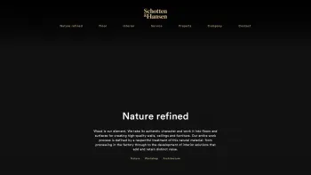 Website Screenshot: Schotten & Hansen GmbH -  Schotten & Hansen - auf bestem Boden - Nature refined — Schotten & Hansen - Date: 2023-06-20 10:40:20