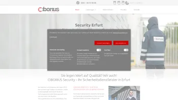 Website Screenshot: Security-Gera - Security Erfurt, Sicherheitsdienst Erfurt, Objektschutz Erfurt, Baustellenbewachung - Security Erfurt - Date: 2023-06-20 10:40:22