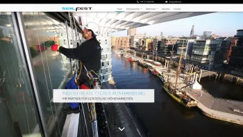 Website Screenshot: Industriekletterer Seilfest aus Hamburg - Industriekletterer Hamburg / Höhenarbeiter für Ihre Projekte - Date: 2023-06-20 10:40:22