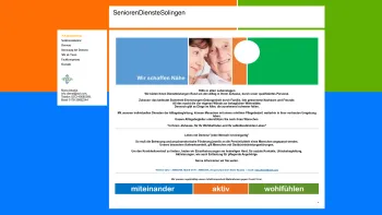 Website Screenshot: SeniorenDiensteSolingen - demenzcafe-grünewald.de - Date: 2023-06-20 10:40:22