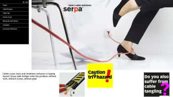 Website Screenshot: Serpa® Kabelorganisation eine Marke der H. Hiendl GmbH & Co.KG - Start EN | Serpa® - Date: 2023-06-20 10:40:23