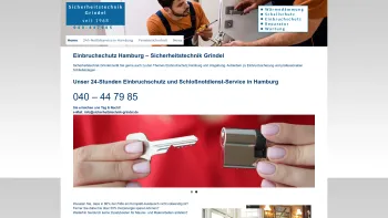 Website Screenshot: Sicherheitstechnik Grindel - Home - Sicherheitstechnik Grindel - Date: 2023-06-20 10:40:25