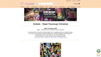 Website Screenshot: Snailsale - Clipper Feuerzeuge Online Shop | Clipper-Sets | Clipper-Serien - Date: 2023-06-20 10:42:28