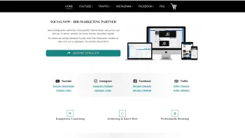 Website Screenshot: Socialnow Social Media Marketing - Socialnow - Ihr Partner für Instagram, Youtube, und Traffic Marketing - Date: 2023-06-20 10:42:28