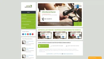 Website Screenshot: Sofort Reparaturdienst - Sofort-Reparaturdienst Kaffeevollautomaten - Kaffeemaschinen Reparatur - Date: 2023-06-20 10:42:28