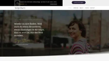 Website Screenshot: Coaching & Beratung - Wie Du mit Life Coach Sonja Sturm Rückenwind bekommst. - Date: 2023-06-20 10:40:28