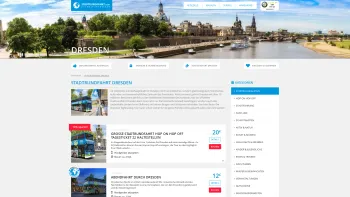 Website Screenshot: STADTRUNDFAHRT DRESDEN GMBH - Stadtrundfahrt Dresden - Tickets für Sightseeing Touren - Date: 2023-06-20 10:40:29