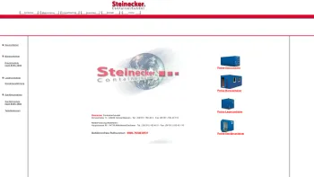 Website Screenshot: Steinecker Containerhandel GbR - Container von Steinecker Containerhandel - Date: 2023-06-20 10:40:31