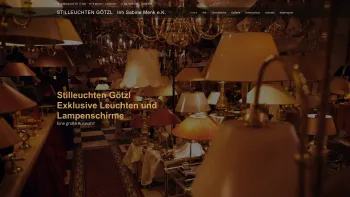 Website Screenshot: Stilleuchten Götzl Inh. Sabine Menk e. K. Lampenfachgeschäft - Stilleuchten Goetzl,das Leuchtenfachgeschäft - Date: 2023-06-20 10:40:34