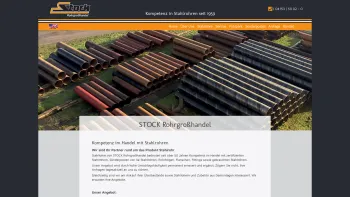 Website Screenshot: Stock Rohrgroßhandel e.K. Inhaber Fred Stock -  Kompetenz in Rohren - STOCK Rohrgroßhandel GmbH & Co. KG - Händler und Lieferant von Stahlrohren gebraucht und neu - Date: 2023-06-20 10:40:34