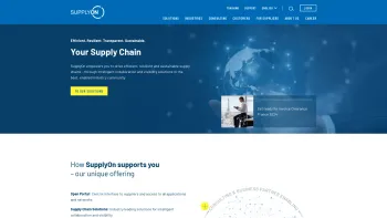Website Screenshot: SupplyOn AG - SupplyOn - The Supply Chain Business Network - Date: 2023-06-20 10:40:37