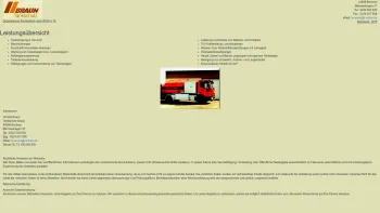 Website Screenshot: Chr. Braun Tankschutz-Tankreinigung -  Fachbetrieb nach WHG  § 19 - Tankschutz Braun - Date: 2023-06-20 10:40:37
