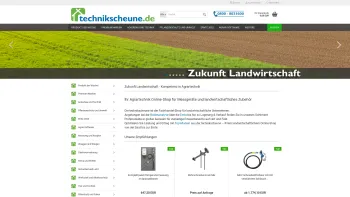 Website Screenshot: AGROPROJECT Technologie und Informationssysteme GmbH & Co KG - Technikscheune | Technikscheune - Date: 2023-06-20 10:40:40