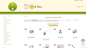 Website Screenshot: Teeralis - Teezubehör Shop Tee Accessoires kaufen - Date: 2023-06-20 10:40:40