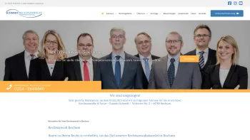 Website Screenshot: Kanzlei Schmidt - Rechtsanwalt Bochum | Ihre Fachanwälte in Bochum - Date: 2023-06-20 10:40:40