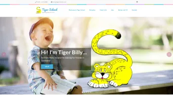 Website Screenshot: Tiger School - Sprachschule Englisch -  Englisch von 3,5 bis 99 - Tiger School – Learning English is fun! - Date: 2023-06-20 10:40:43