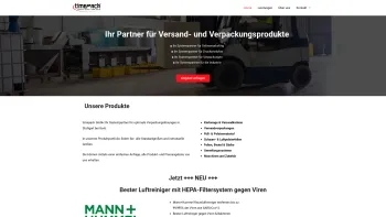Website Screenshot: timepack GmbH - Timepack GmbH – Ihr Verpackungs- und Versandpartner - Date: 2023-06-20 10:40:43