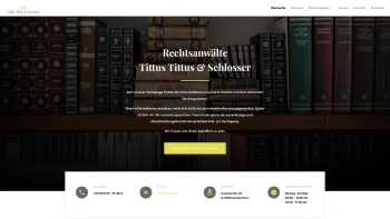 Website Screenshot: Hans-Heinrich Tittus · Rechtsanwalt - Tittus & Schlosser | Rechtsanwälte | Eine weitere WordPress-Website - Date: 2023-06-20 10:40:43
