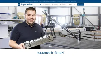Website Screenshot: topometric GmbH - topometric • optische und taktile Mess­technik - Date: 2023-06-20 10:40:46
