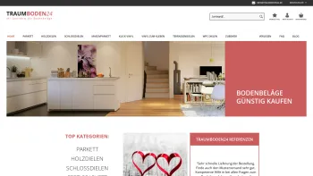 Website Screenshot: Traumboden24 - Bodenbeläge bei Traumboden24 günstig online kaufen - Date: 2023-06-20 10:42:31