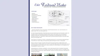 Website Screenshot: Bootsbau Ferdinand Uecker Inh. Jens Uecker Rendsburg - Bootsbau Uecker - Rendsburg - Fahrensmann Yachten - Date: 2023-06-20 10:40:49