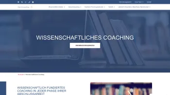 Website Screenshot: Unicoaching-Berlin - Wissenschaftliches Coaching - unicoaching-berlin.de - Date: 2023-06-20 10:40:51