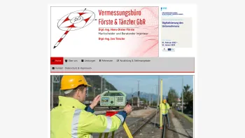 Website Screenshot: Vermessungsbüro Förste -  Wir setzen Maßstäbe - Ingenieurbüro in Merseburg - Date: 2023-06-20 10:40:54