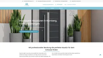 Website Screenshot: VM Systeme - Haustüren nach Maß in Nürnberg, Fürth & Erlangen | VM Systeme - Date: 2023-06-20 10:42:34