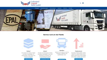 Website Screenshot: W + H Paletten GmbH & Co. KG -  Service rund um  die Palette! - Service rund um die Palette - Lademittel Logistik Nord GmbH - Date: 2023-06-20 10:40:57