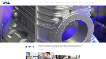 Website Screenshot: Walter Wagener / Kokillenguss - Walter Wagener GmbH - Home - Date: 2023-06-20 10:40:57