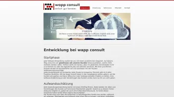 Website Screenshot: Wapp Consult GmbH - Entwicklung - wapp consult GmbH - Date: 2023-06-20 10:40:57