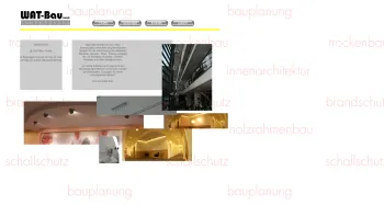Website Screenshot: WAT-Bau GmbH - WAT-Bau GmbH Innenausbau mit System - Date: 2023-06-20 10:40:57