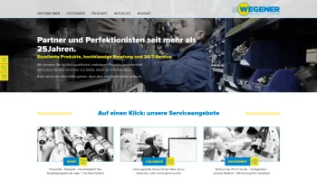 Website Screenshot: Druckluftservice G. Wegener GmbH -  ...im Gebiet Rhein Neckar - Odenwald - Startseite - Date: 2023-06-20 10:41:00