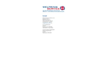 Website Screenshot: aAS Weltring Service GmbH & CO. KG - Weltring Service24 Einbruch-/Überfallmeldesysteme Brandmeldesysteme - Date: 2023-06-20 10:41:00