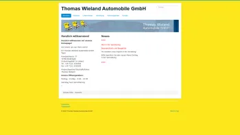 Website Screenshot: Thomas Wieland Automobile GmbH -  Nutzfahrzeughandel und -vermietung - Startseite - Date: 2023-06-20 10:41:03
