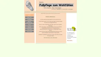 Website Screenshot: mobile Fußpflege zum Wohlfühlen Petra Berwanger - Mobile Fußpflege München, Petra Sauter - Date: 2023-06-16 10:12:18