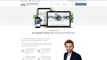 Website Screenshot: Königsmarketing - Webdesign Wernigerode, für den Harz und Umgebung - Date: 2023-06-20 10:42:11