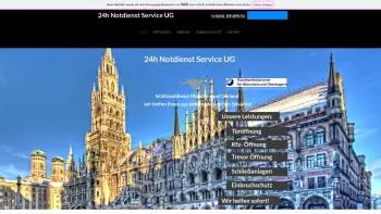 Website Screenshot: 24h Notdienst Service UG - Schlüsseldienst münchen - Date: 2023-06-20 10:40:48